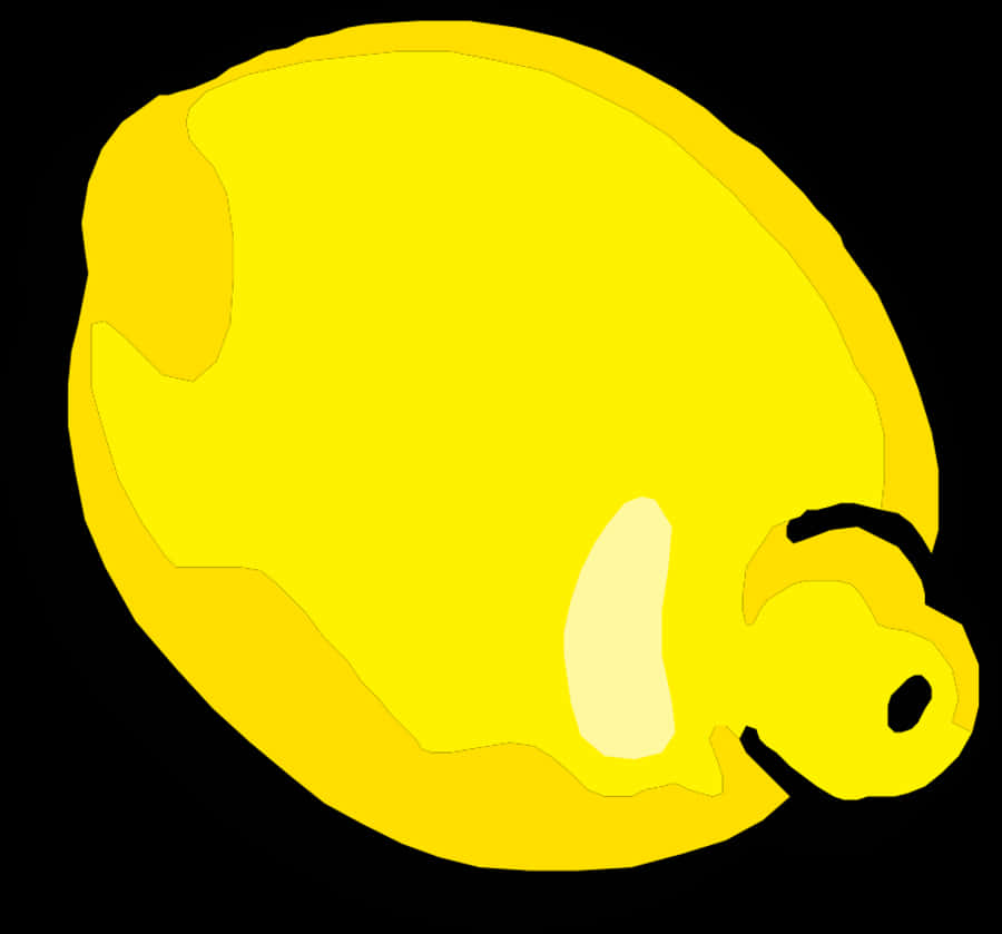 簡化檸檬插圖 壁紙
