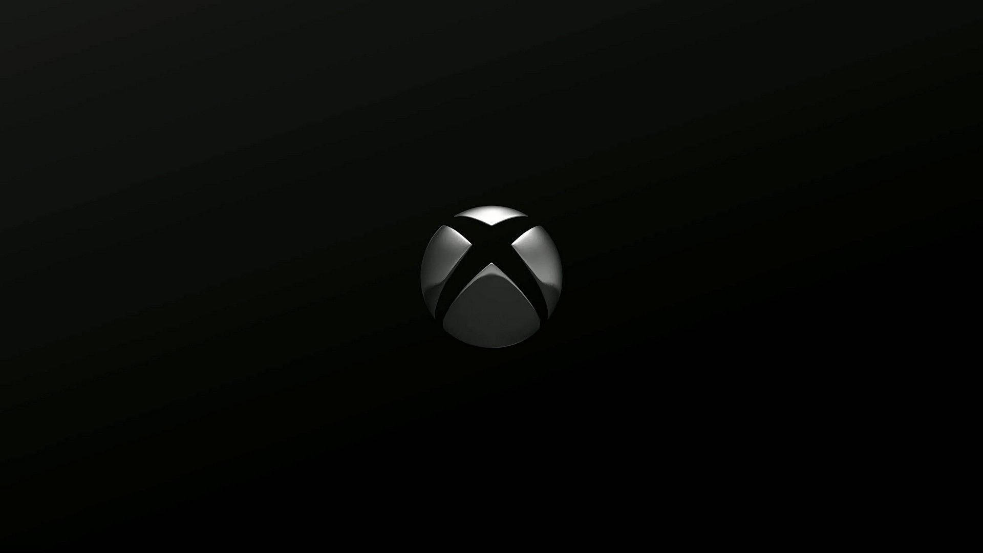 在深色漸變背景上閃亮的 Xbox 標誌