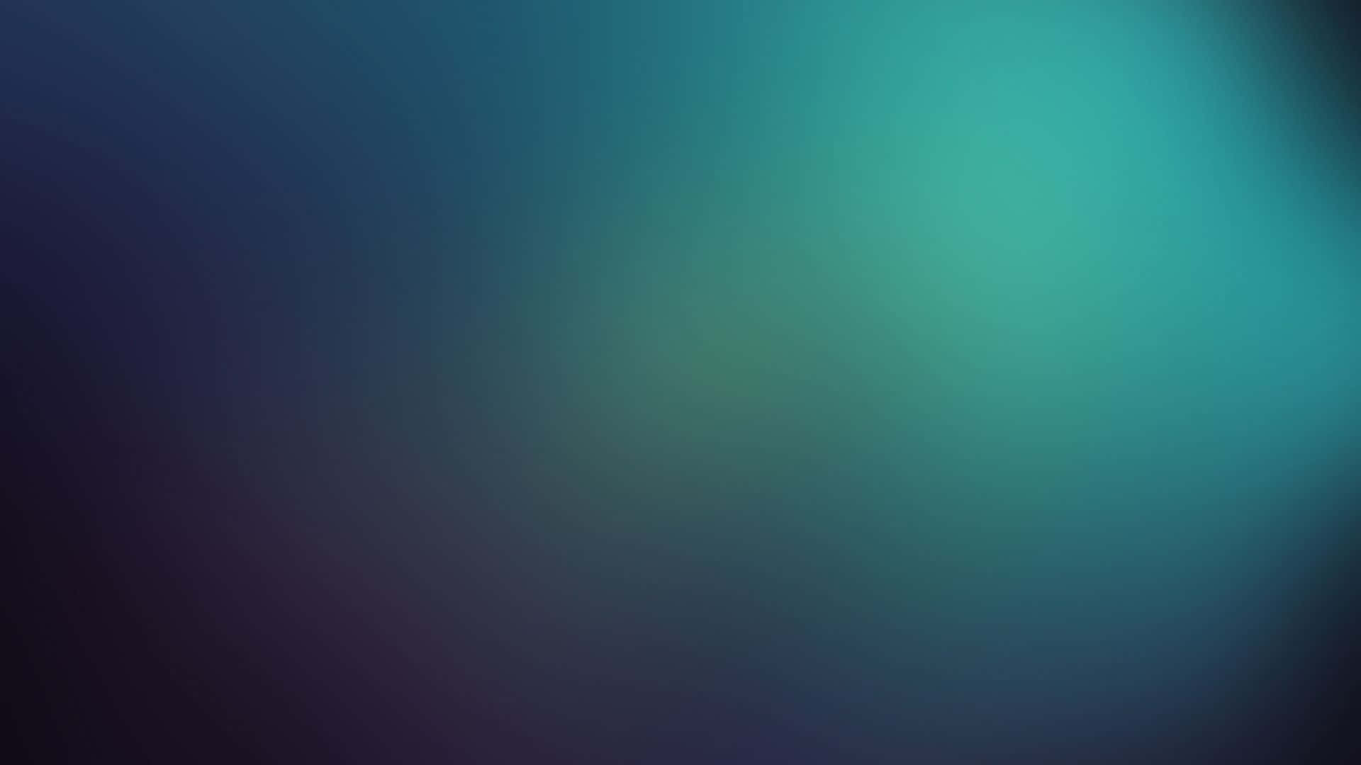 簡約深藍模糊圖 壁紙 — 從深靛藍到充滿活力的藍綠色的平滑漸變，營造出平靜的抽象背景。
