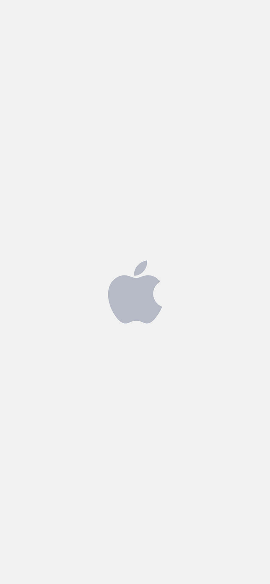 淺灰色背景上的灰色Apple標誌