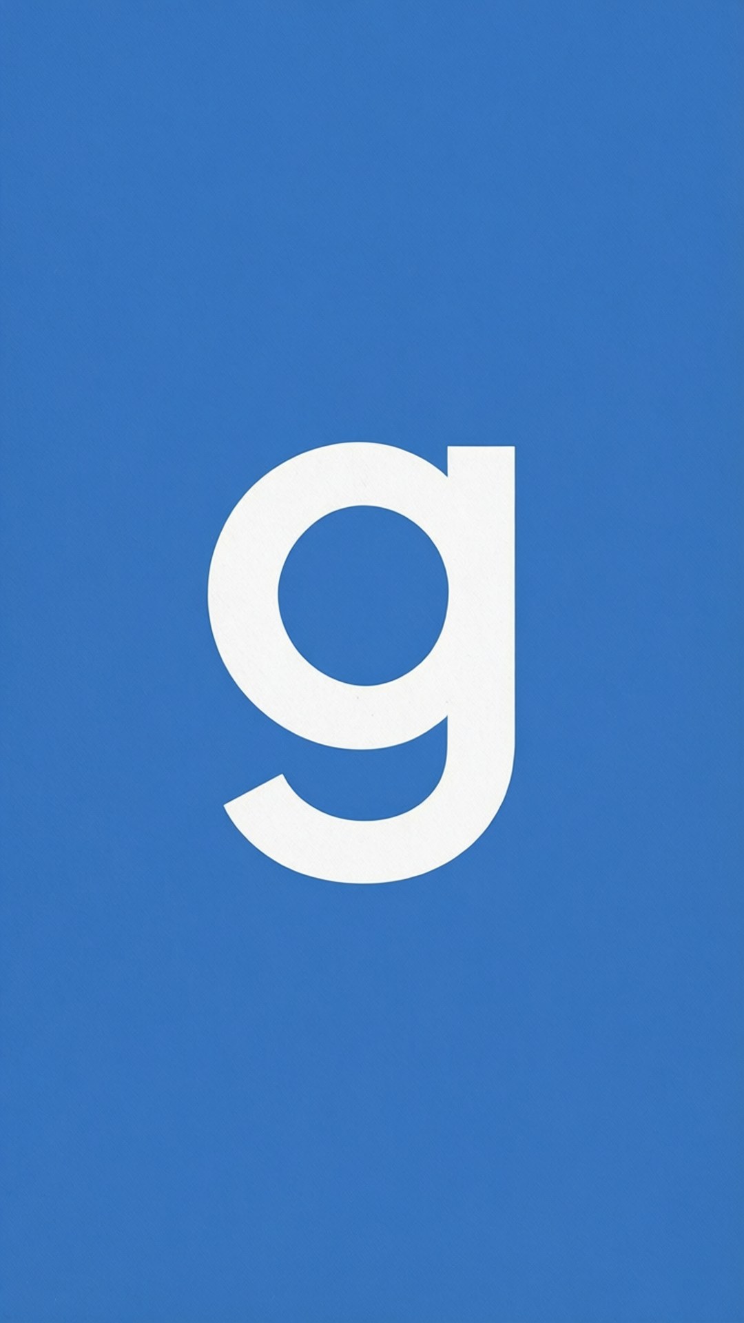 簡約藍色Google G標誌 壁紙