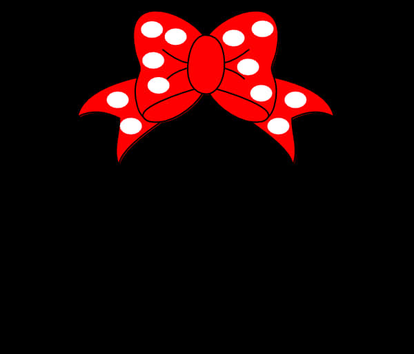 米妮老鼠紅色蝴蝶結圖標 壁紙