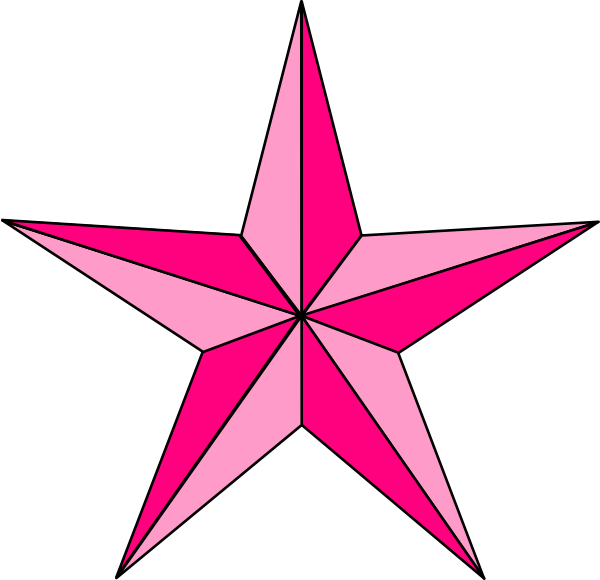 粉紅星星插畫 壁紙