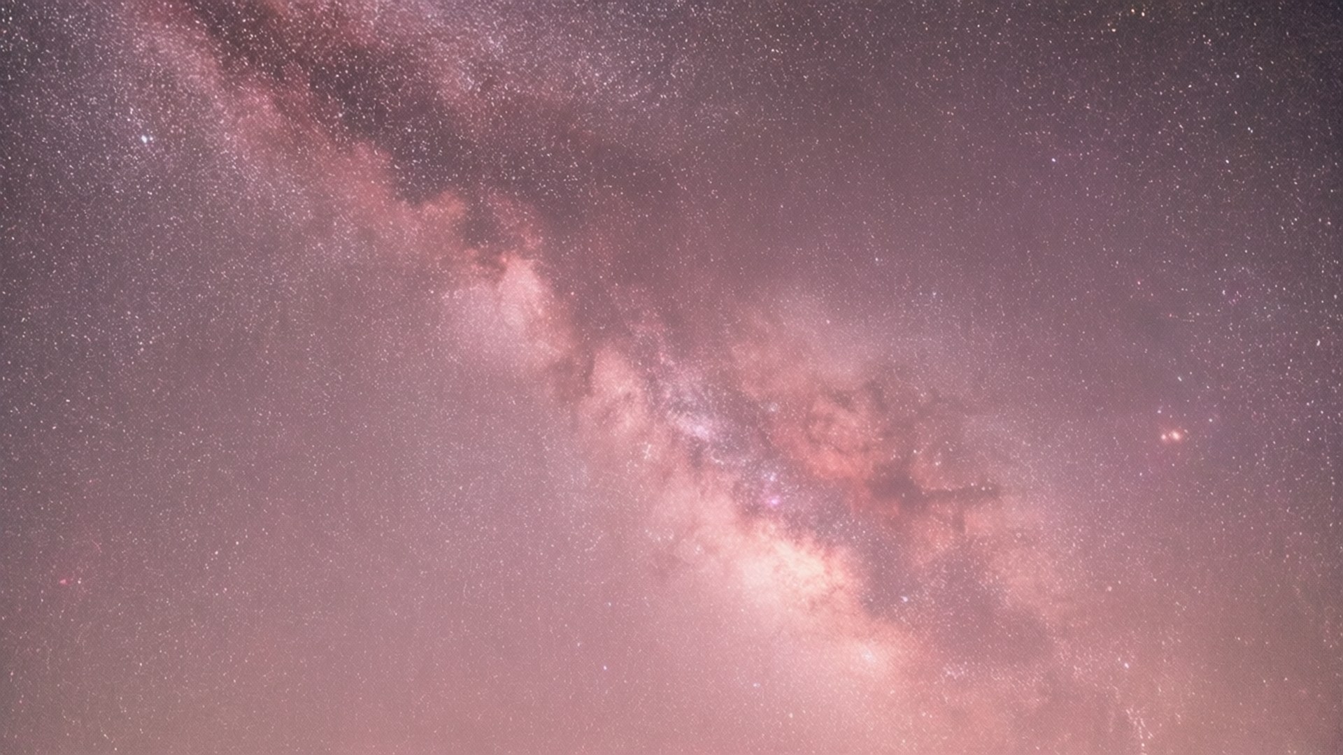 粉紅星空夜 壁紙