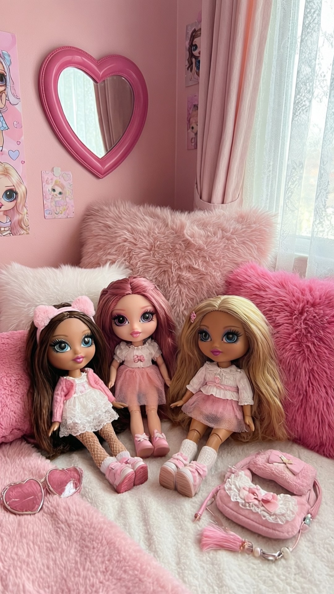 粉紅美學 Bratz 壁紙