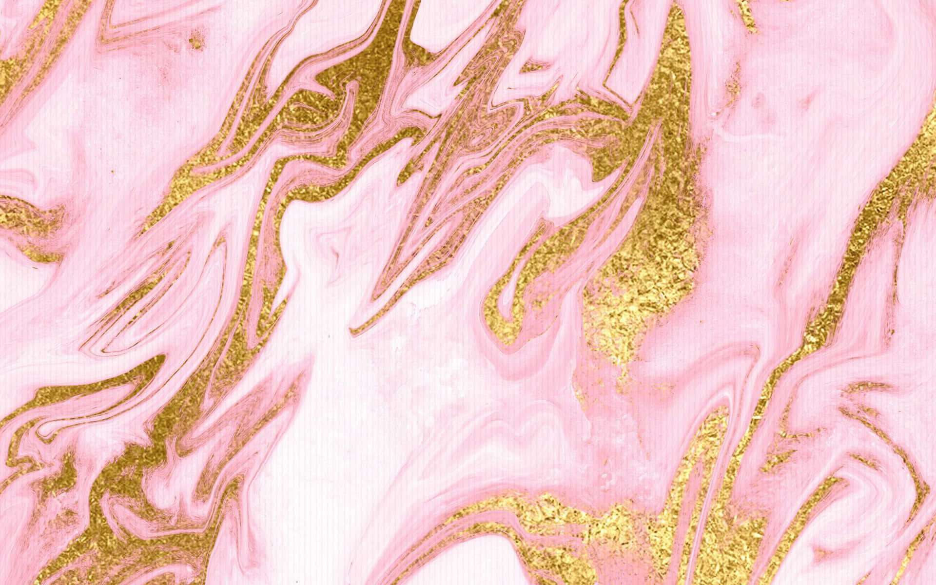 粉紅色同金色雲石背景 壁紙