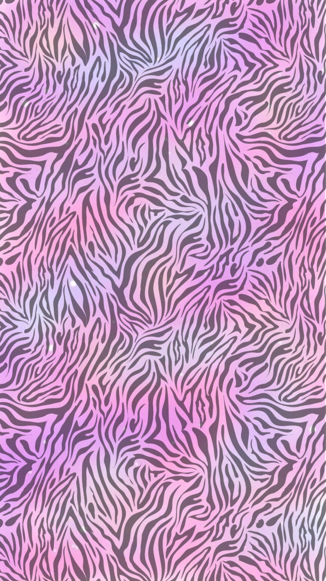 粉紅色和紫色漸變的抽象斑馬條紋圖案。