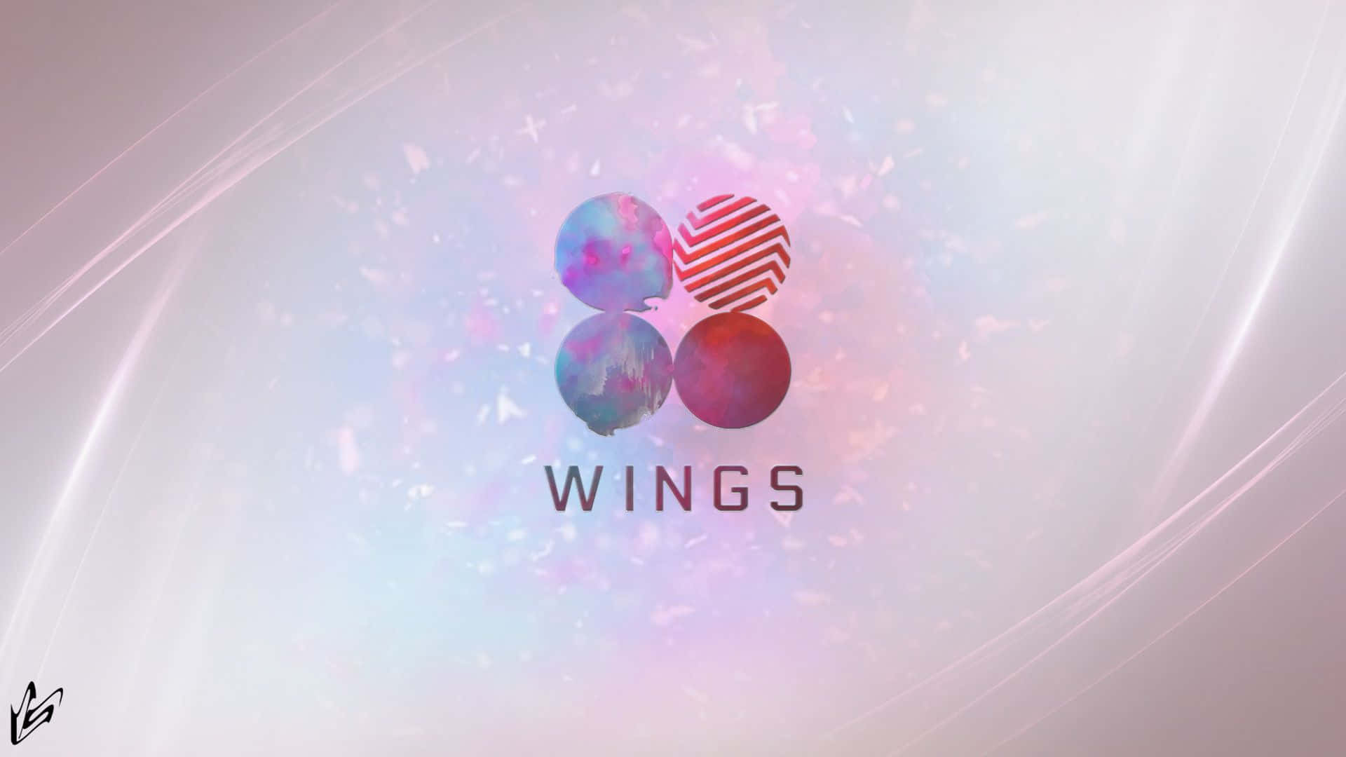 四個帶圖案的球體排列成標誌，下方有「WINGS」字樣。