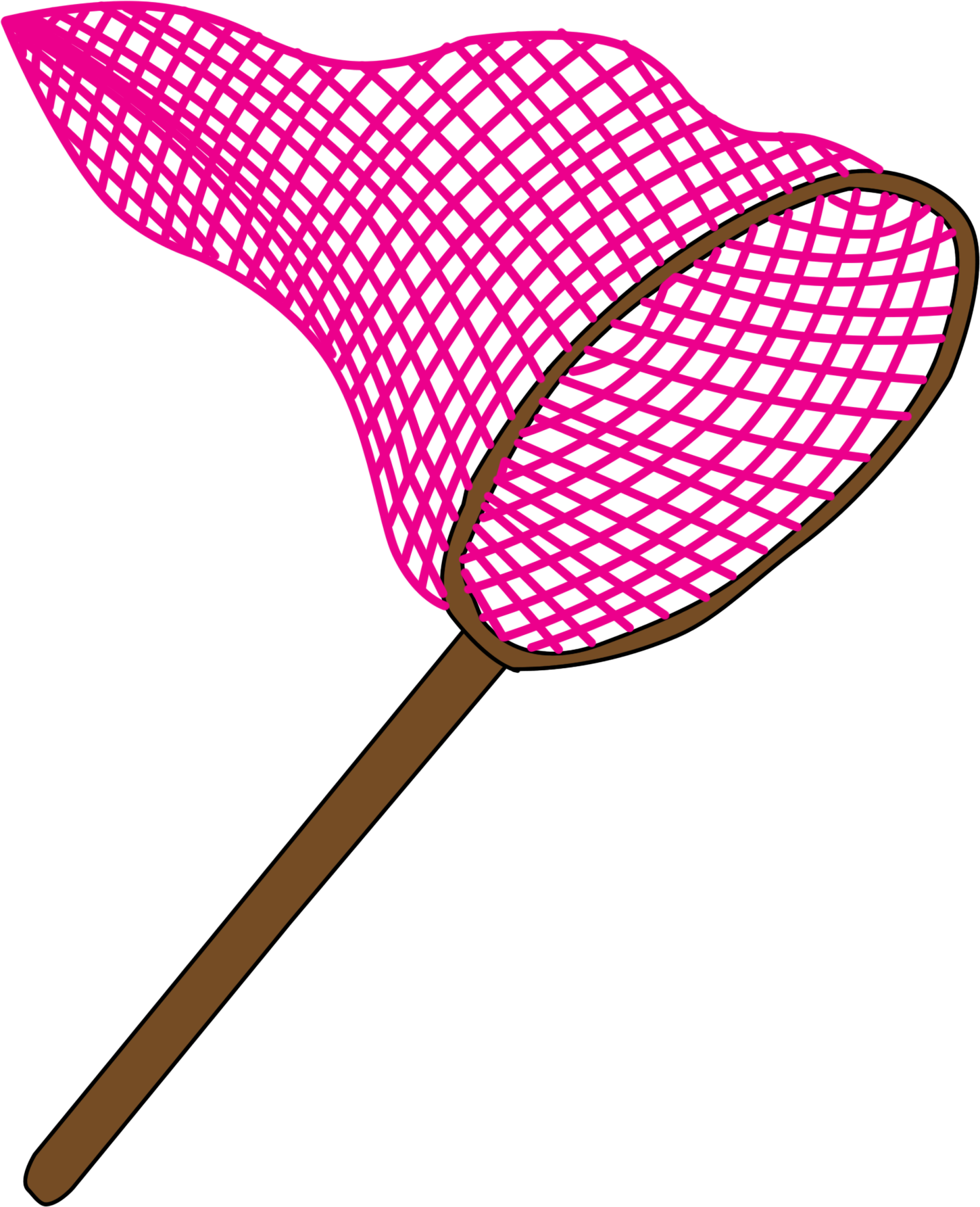 粉紅蝴蝶網插圖 壁紙