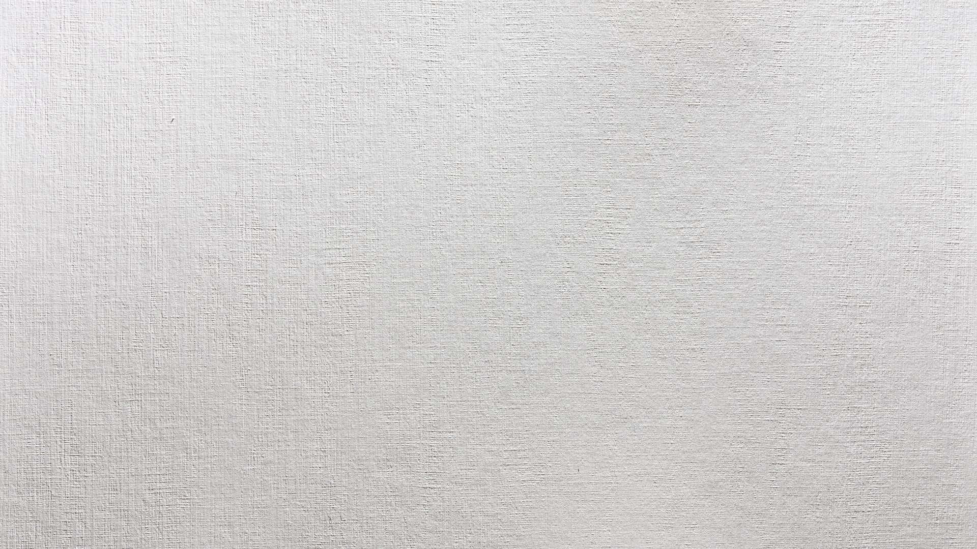 粗粒白色紋理紙張圖案 壁紙 — 白色平滑紋理牆壁的特寫，帶有微妙的織物編織圖案和柔和均勻的燈光。