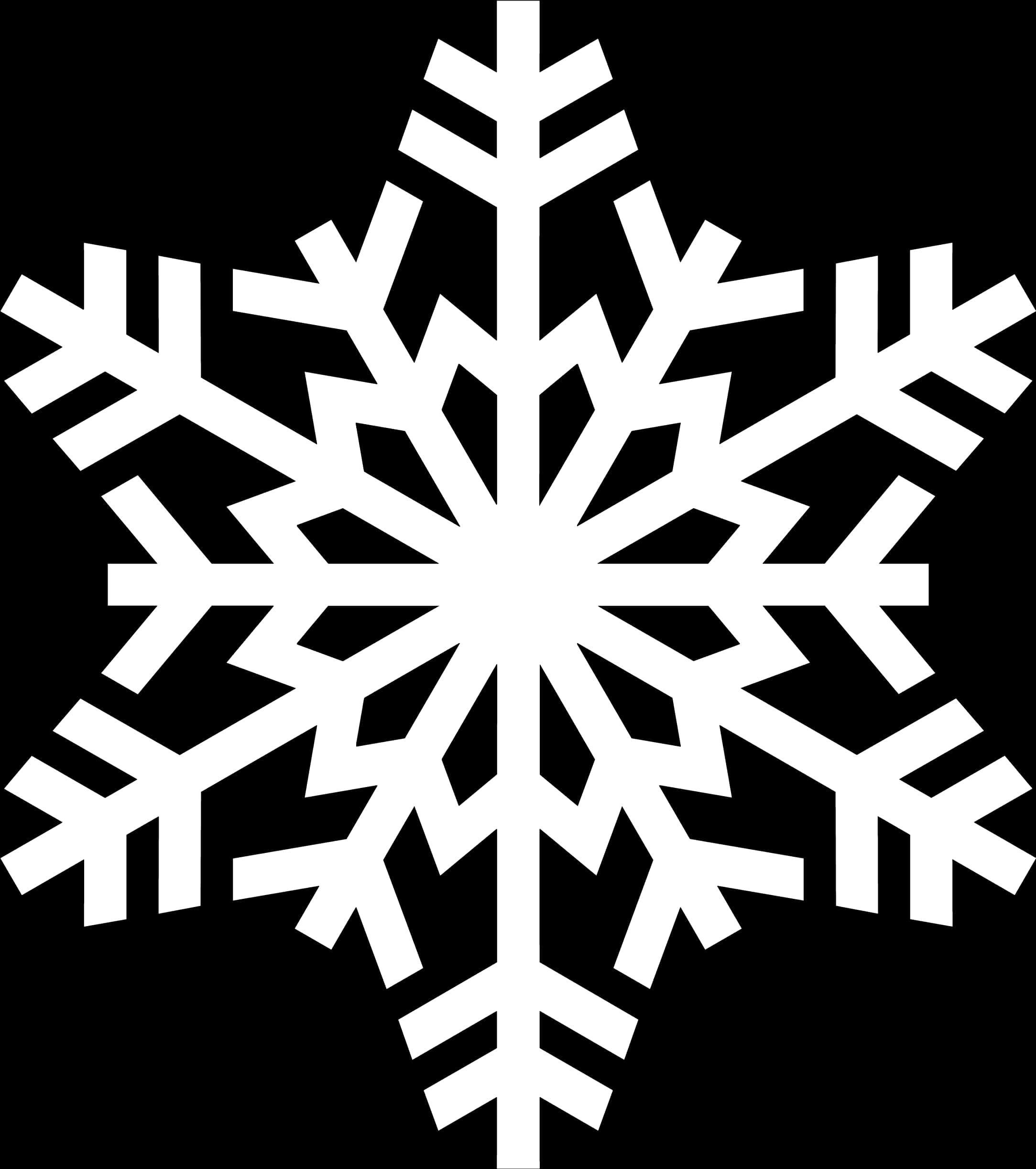 精緻雪花設計 壁紙