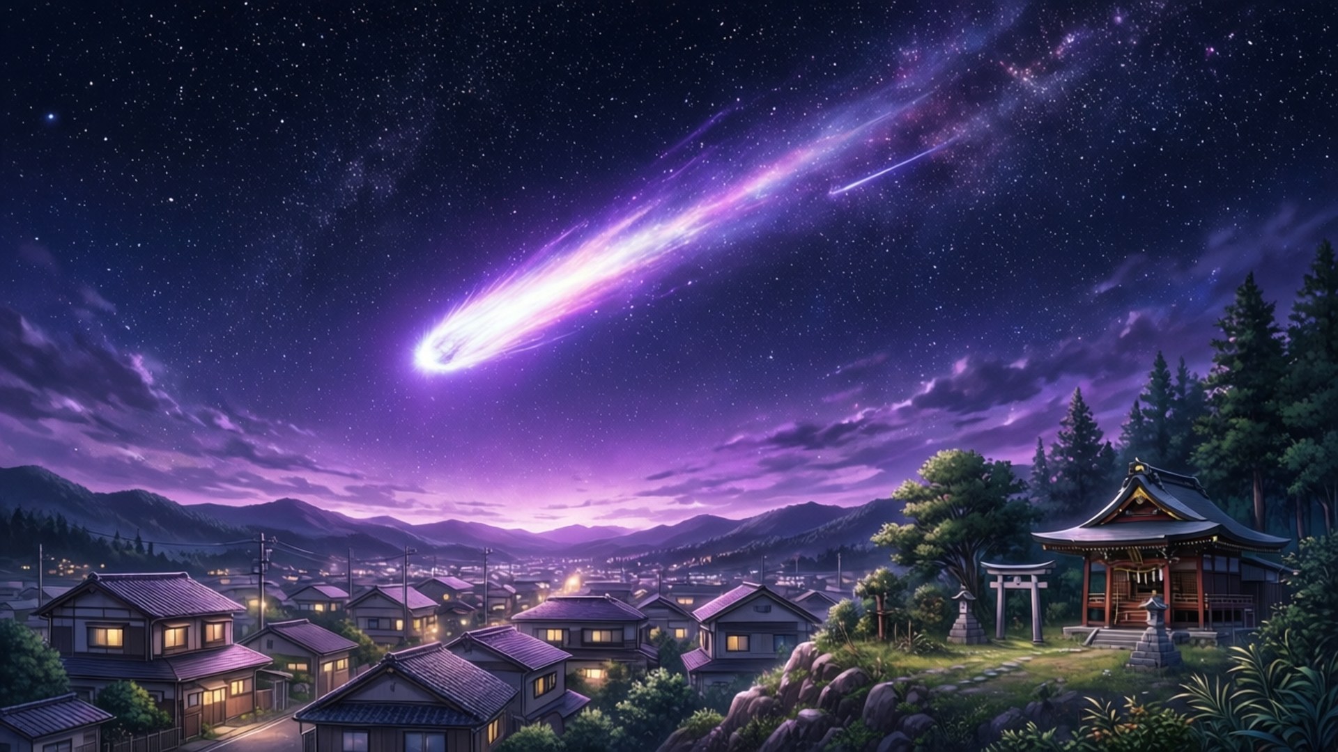 糸守夜空彗星 壁紙