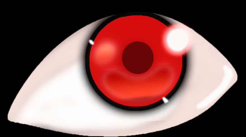 紅眼效果插畫 壁紙