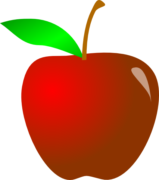 紅色蘋果插圖 壁紙