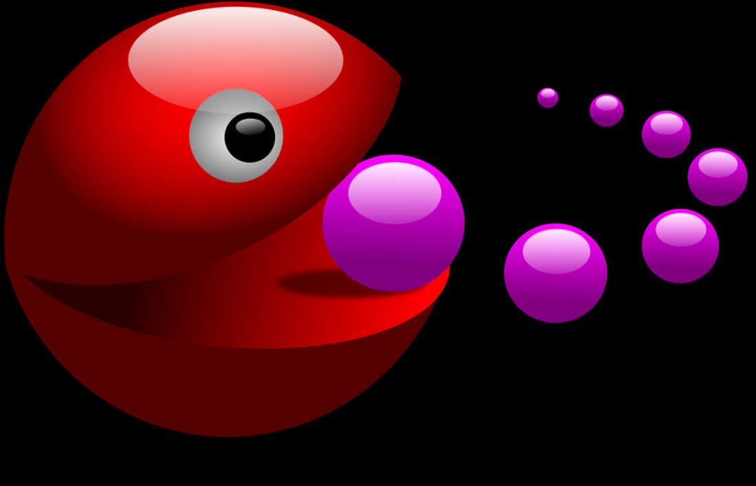 紅色食鬼食豆點 壁紙