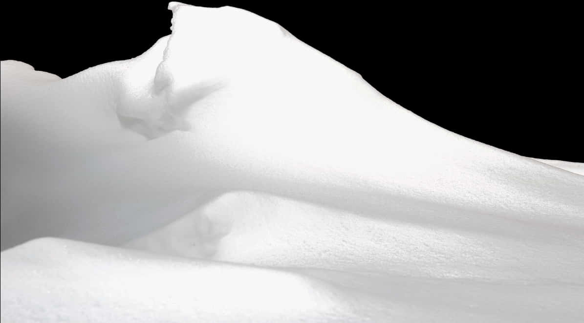 純淨雪堆 壁紙