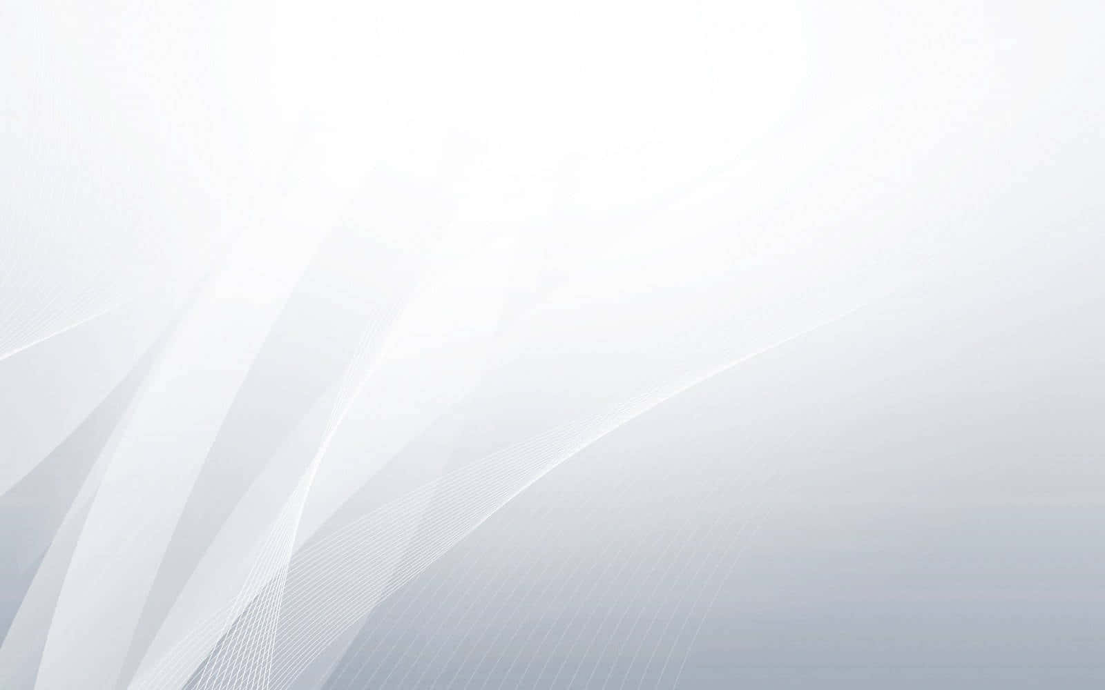 純淺灰色背景 壁紙 — 柔和流動的白色和灰色抽象線條營造出寧靜簡約的數位背景。