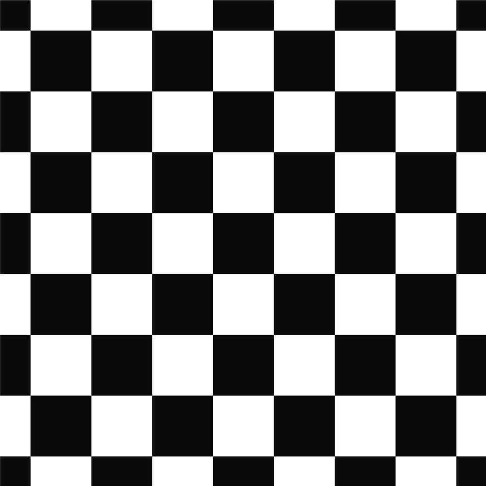 黑白棋盤格圖案，方格交替排列。