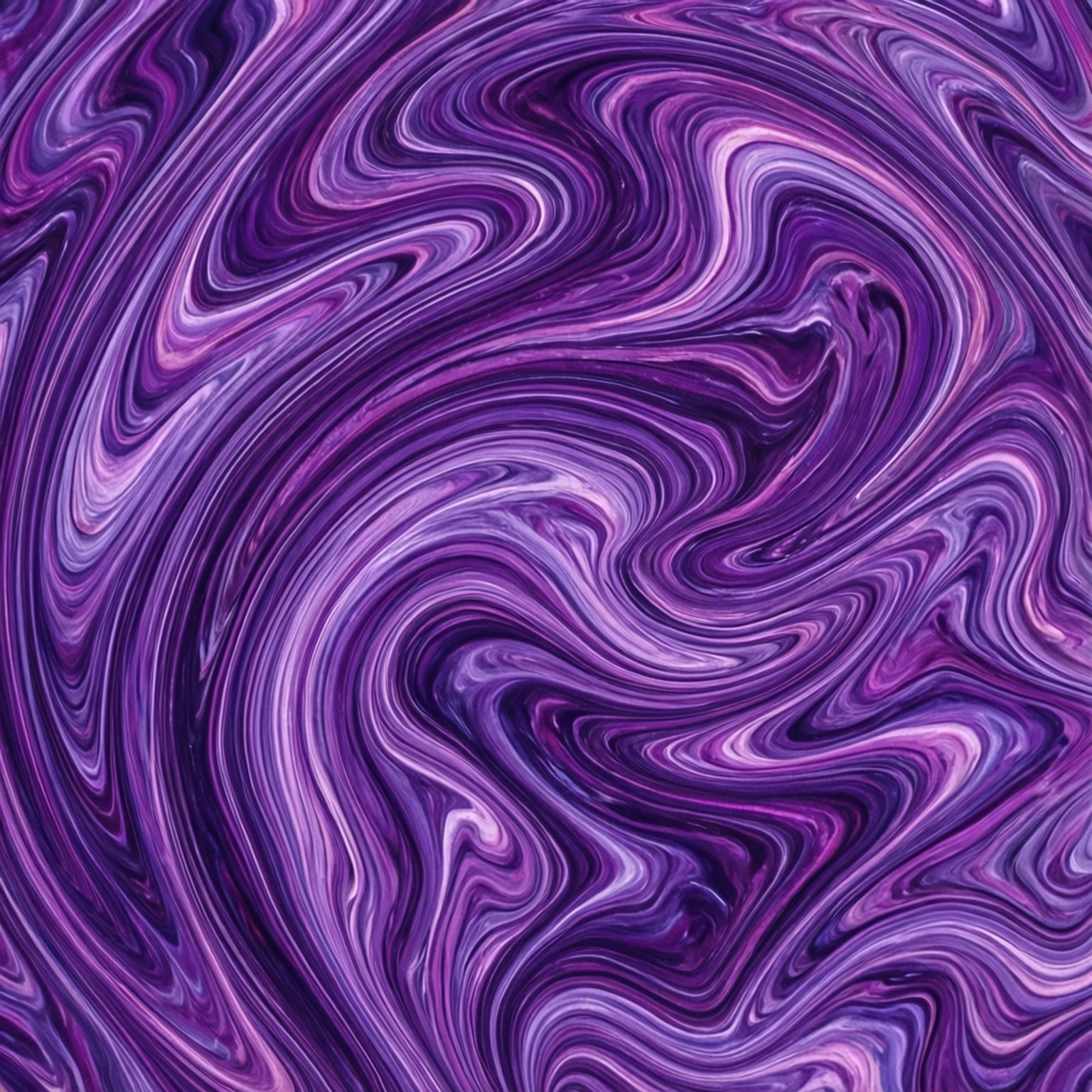 抽象紫色與白色漩渦流體藝術圖案