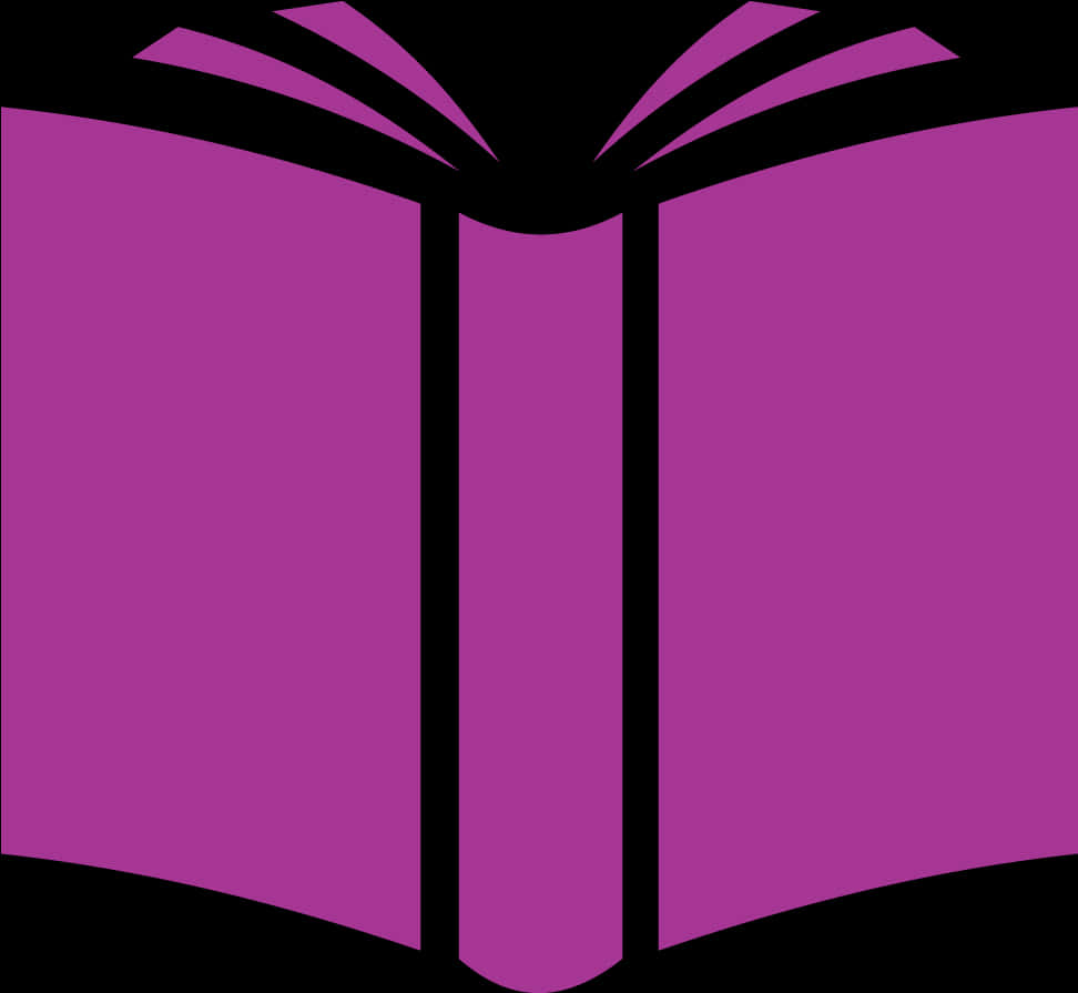 紫色打開書本圖標 壁紙