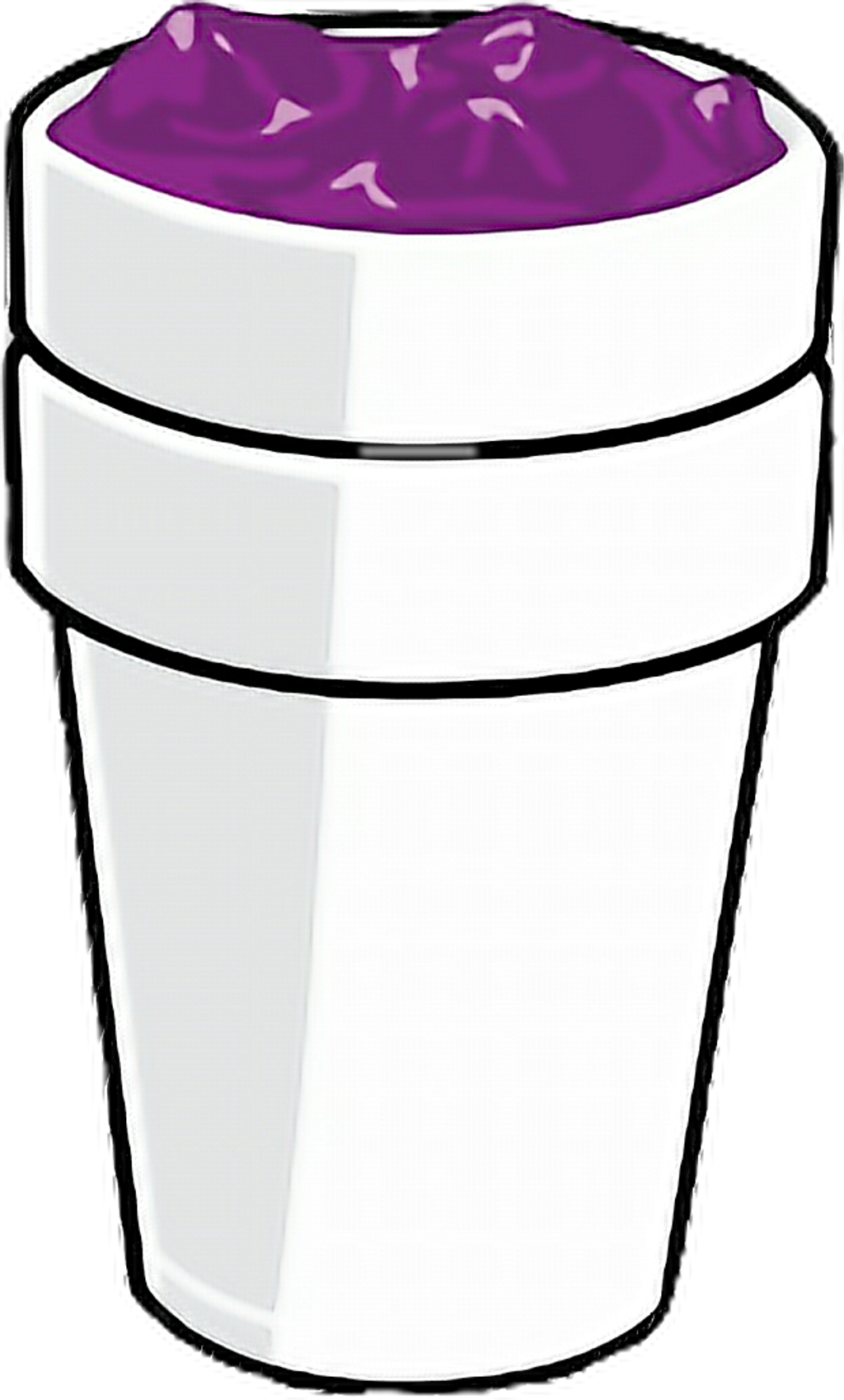 紫色頂部即棄杯 壁紙