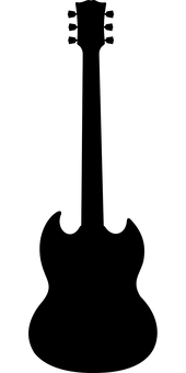結他手暗黑剪影 壁紙