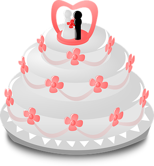 結婚蛋糕裝飾圖案 壁紙