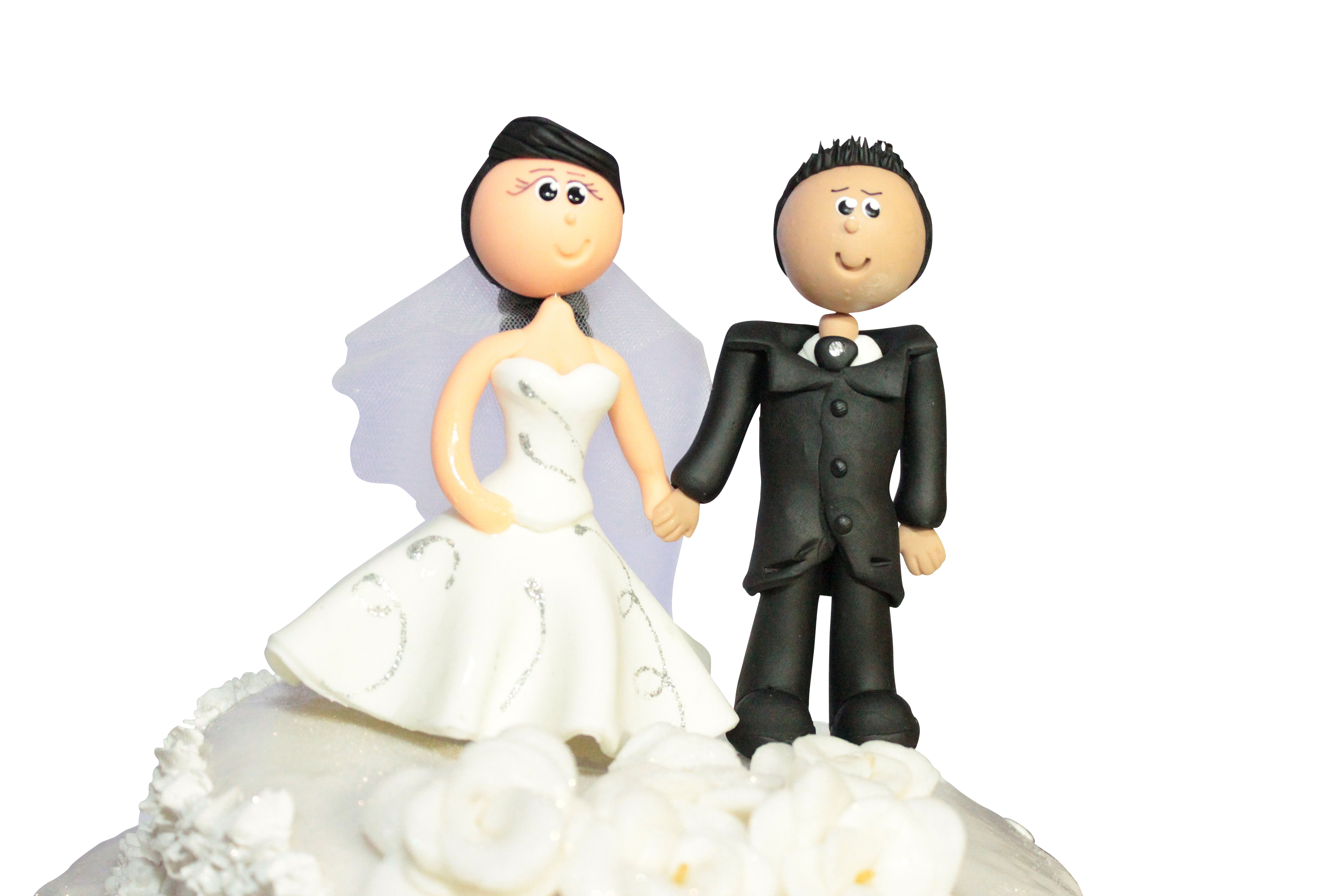 結婚蛋糕頂部公仔裝飾 壁紙