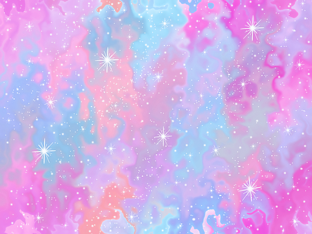 絢麗星雲與繁星圖案
