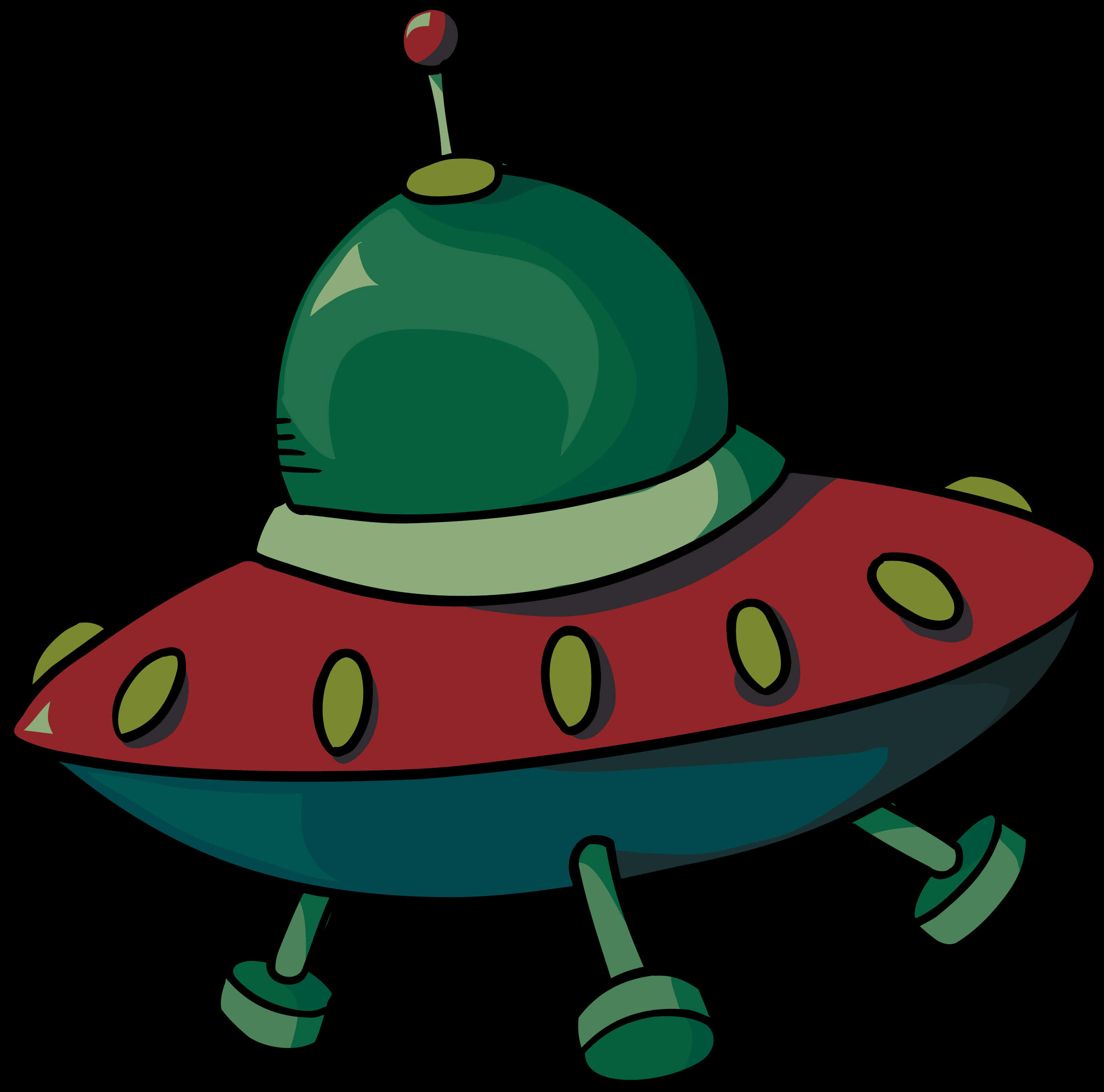 經典卡通UFO 壁紙