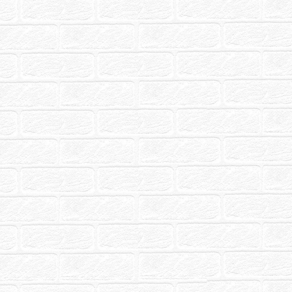 帶有柔軟浮雕表面細節的白色磚牆紋理。