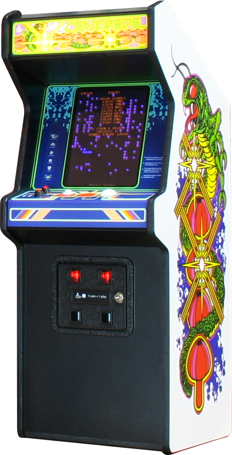 經典街機《Centipede》遊戲畫面 壁紙
