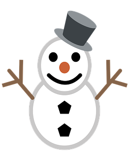 經典雪人剪貼圖