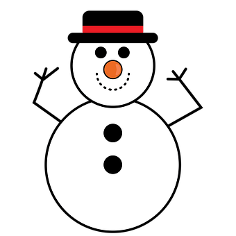 經典雪人圖案