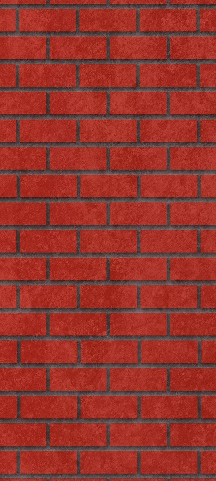 Brick 桌布 壁紙 — 經典順砌磚紋的紋理紅磚牆特寫，帶深灰色砂漿。