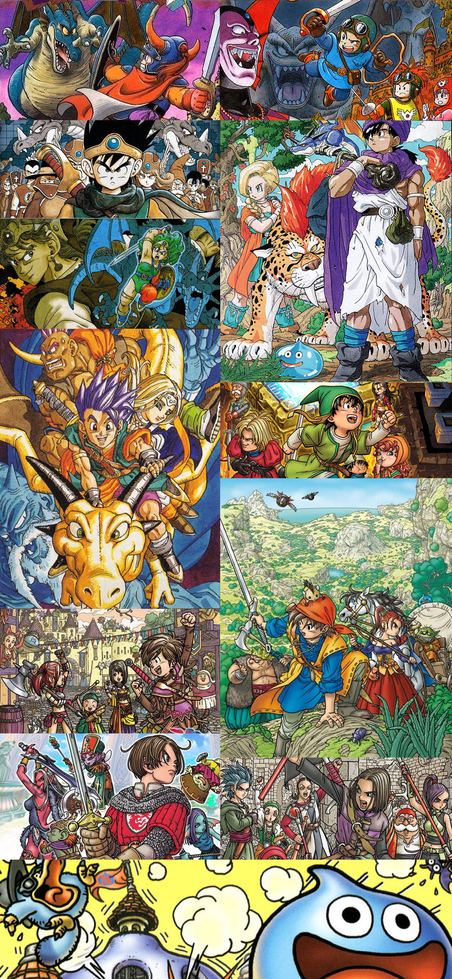 來自經典電子遊戲的動漫遊戲角色在奇幻動作場景中。