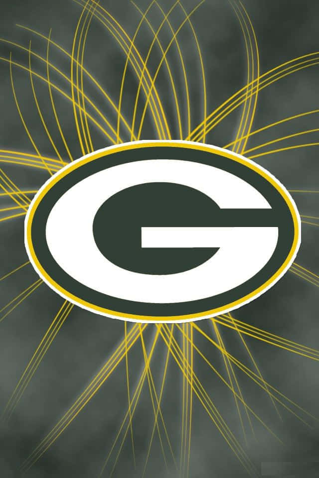 Packers 桌布 壁紙 — 綠灣包裝工標誌在煙霧般的深灰色背景上散發出金色條紋。