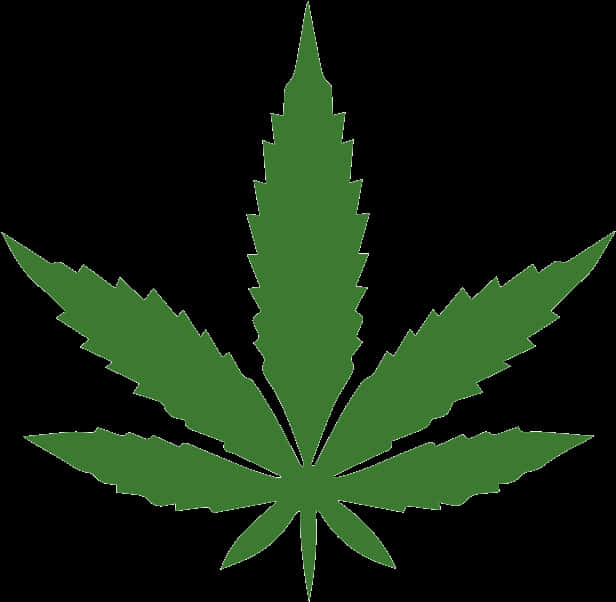 綠色大麻葉圖案 壁紙