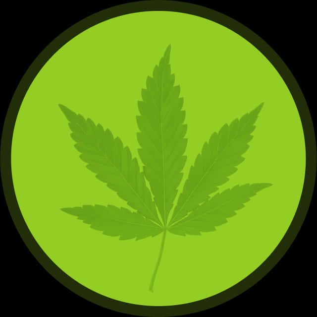 綠色大麻葉圖標 壁紙