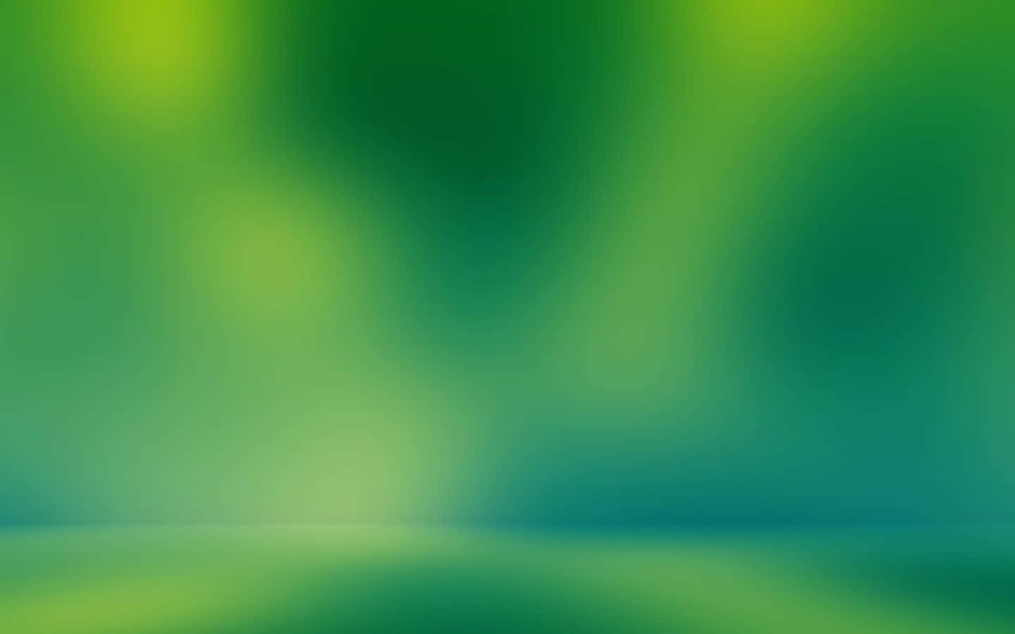 柔和綠色漸變背景，帶有模糊散景和水平線