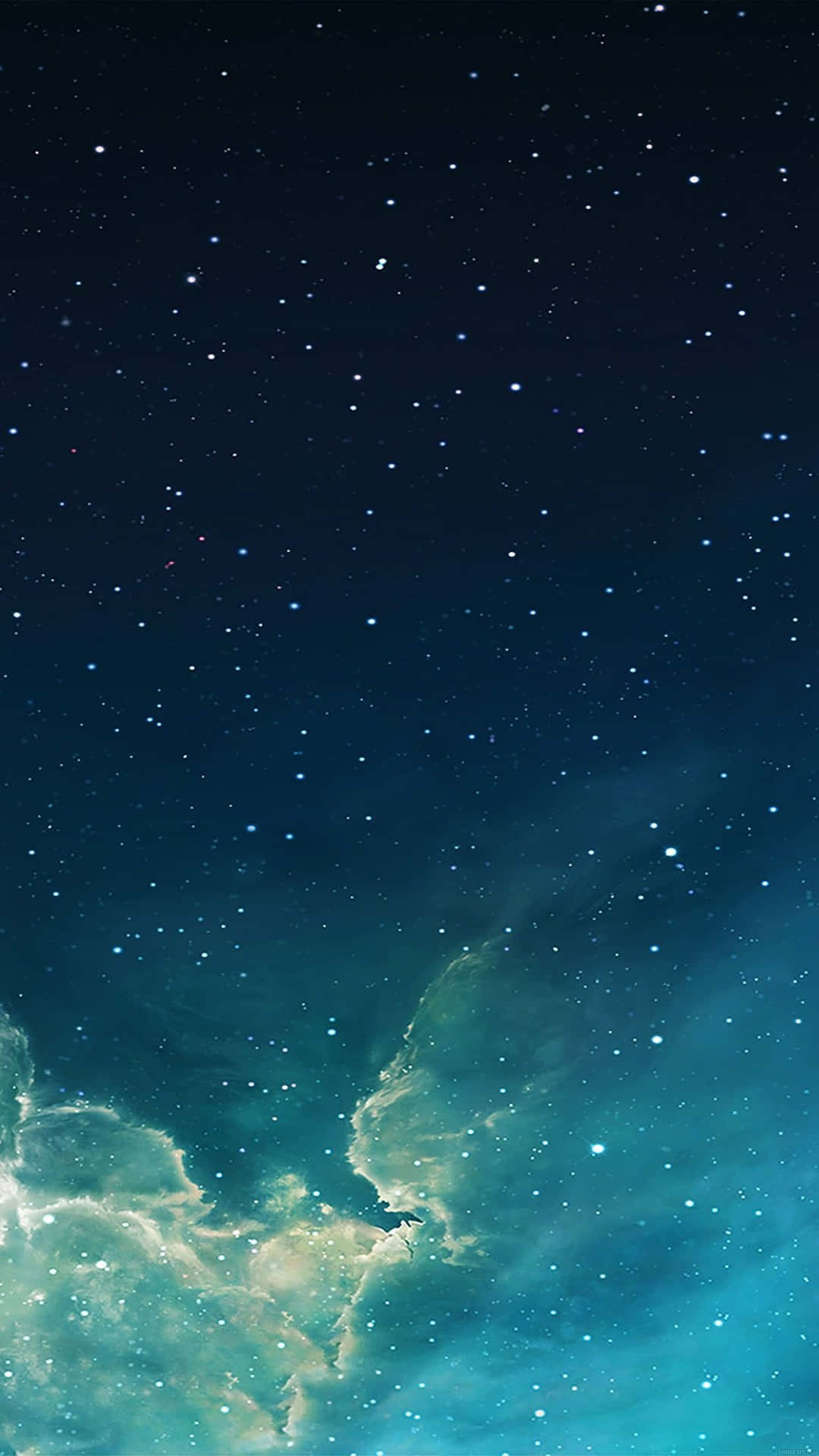 廣闊的宇宙場景，在深藍色太空中閃耀著星雲和無數星辰。