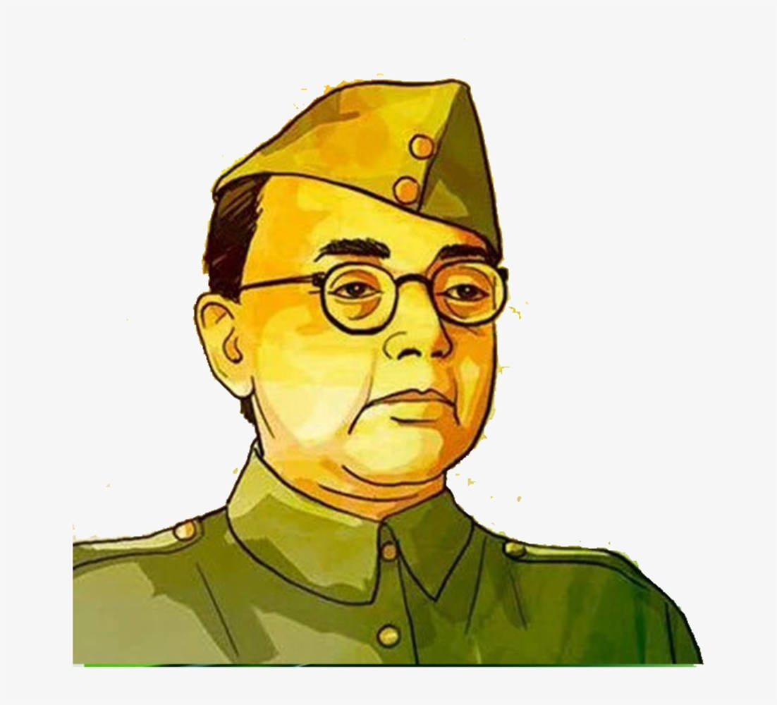 身穿軍裝和戴眼鏡的男士肖像。