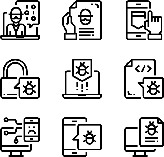 網絡安全圖標集