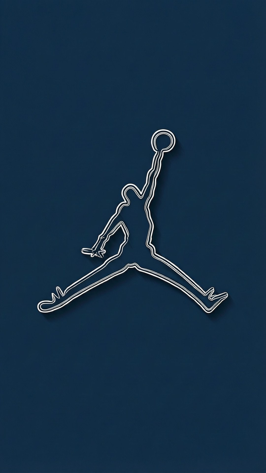 線條藝術Jumpman 壁紙