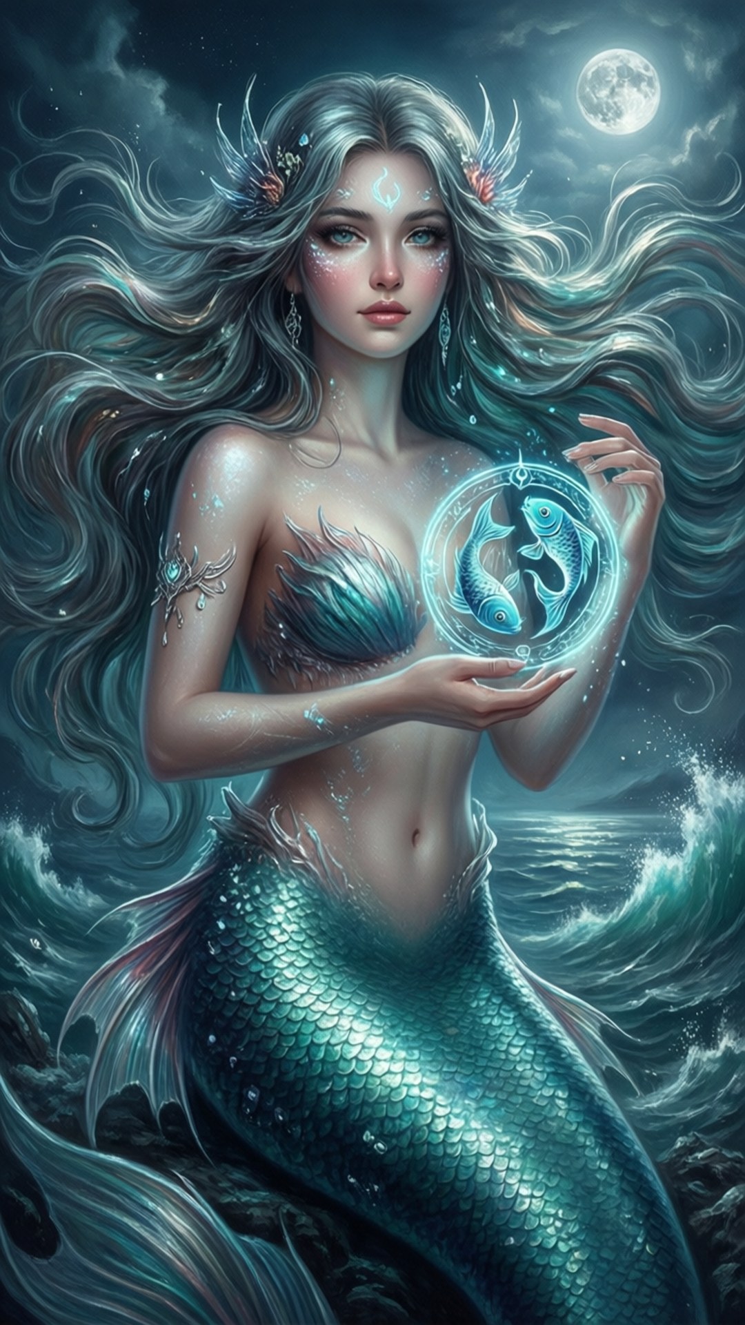 美人魚雙魚座守護者 壁紙