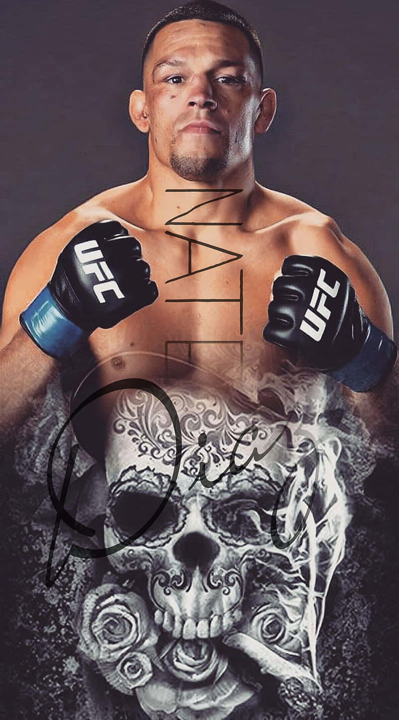 胸口有糖骷髏紋身的UFC拳手