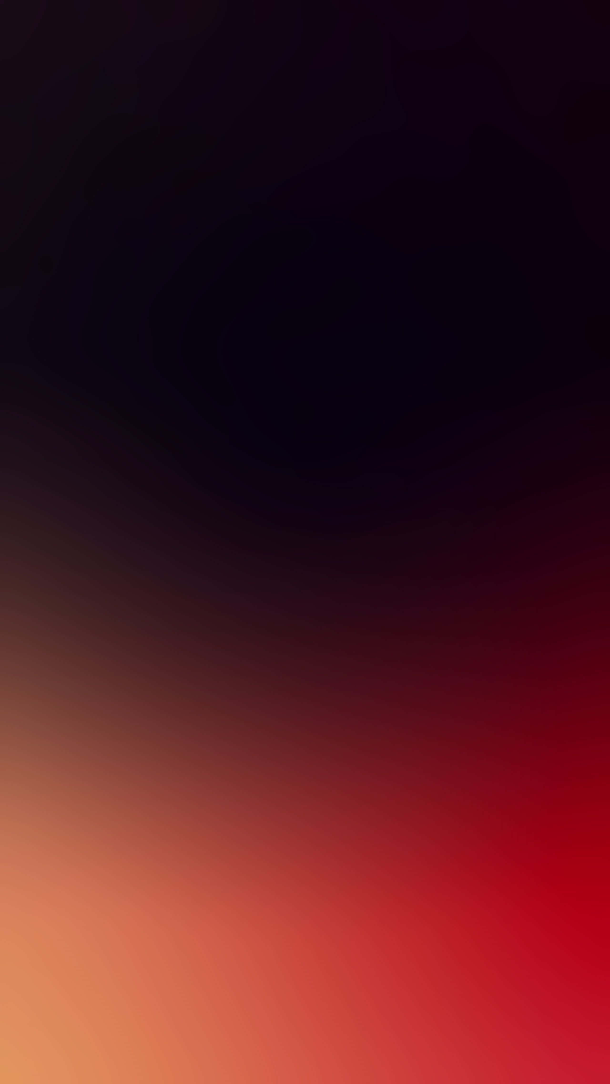 美麗的紅漸層背景 壁紙 — 從深黑色到火紅色和溫暖橙色的平滑漸變，營造出宇宙或日落氛圍。