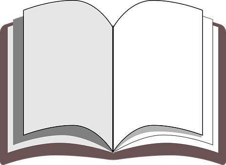 翻開書本向量插圖 壁紙