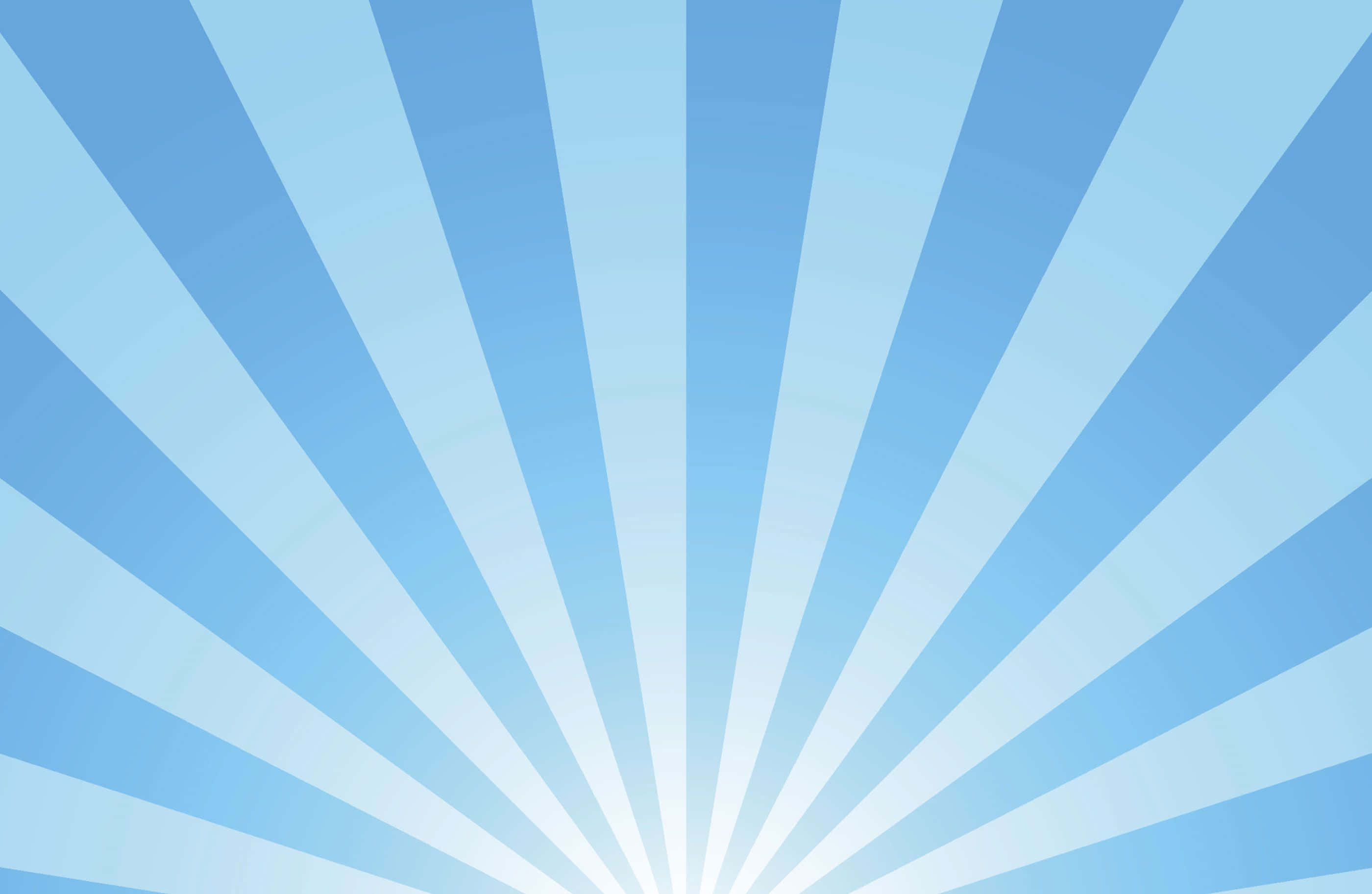 Rays 桌布 壁紙 — 耀眼的藍白相間太陽光線從中心點向外呈扇形展開，形成動態幾何圖案。