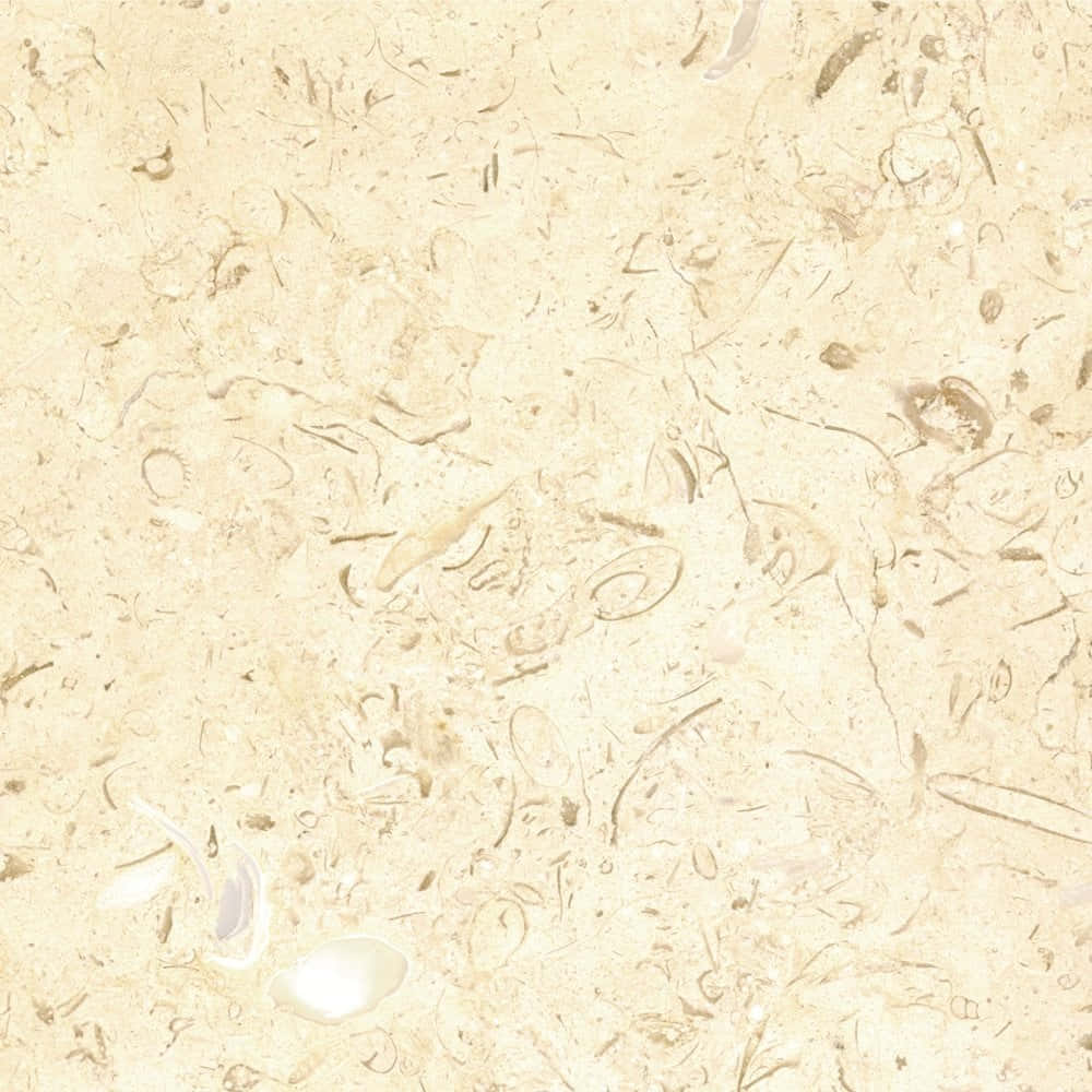 奶油米色大理石表面，帶有棕色紋理和漩渦圖案。